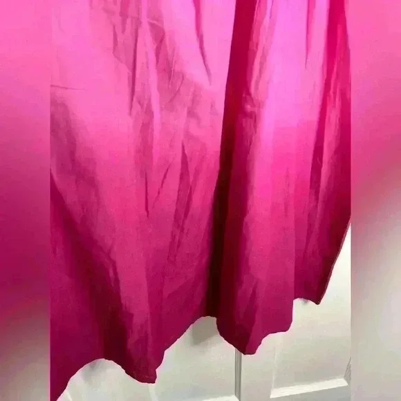 BNWT Coral Bay Pink Ombré  Cotton Dress with Braided Straps size M - Picture 6 of 9
